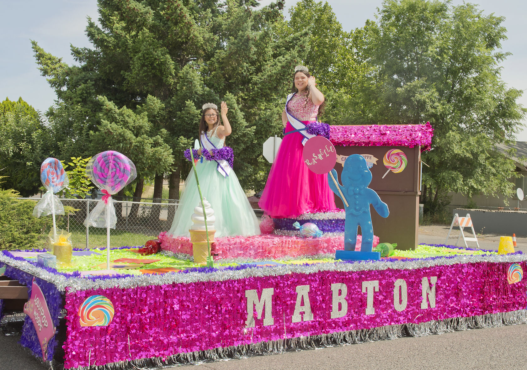 Welcoming royalty